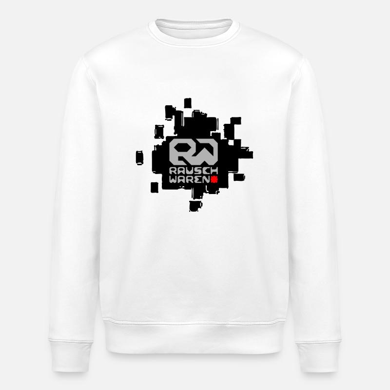Rauschwaren Komplettlogo - Stanley/Stella Unisex Bio-Sweatshirt ROLLER - Weiß