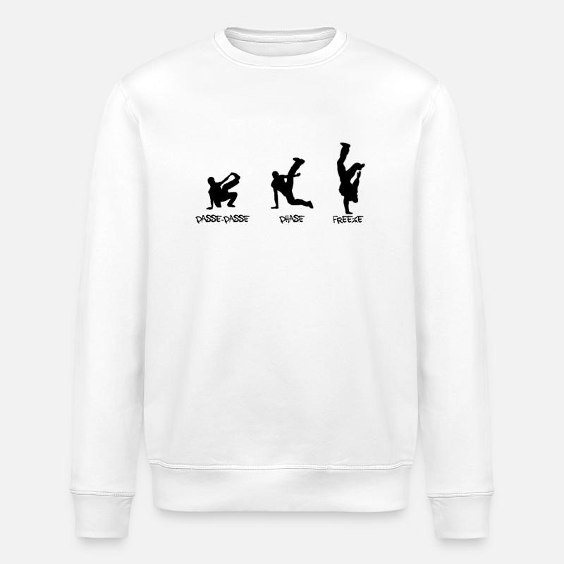 breakdance - Sweat bio ROLLER Stanley/Stella Unisexe - blanc