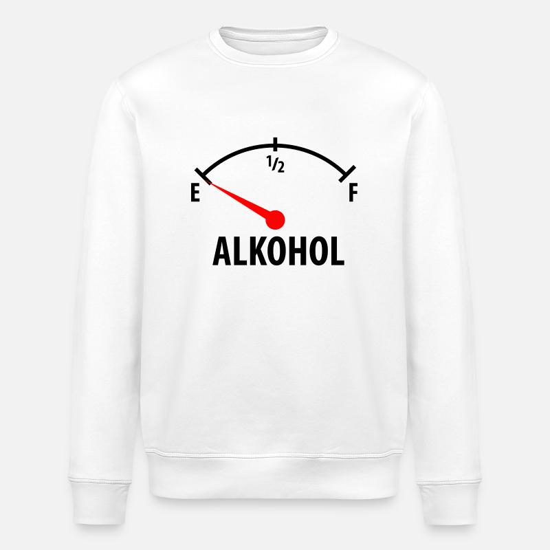 Alkohol - Sweat bio ROLLER Stanley/Stella Unisexe - blanc