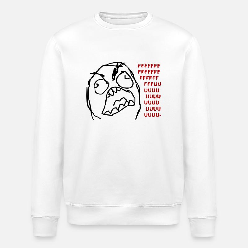 FFFFFFUUUUUUU - Stanley/Stella Unisex Bio-Sweatshirt ROLLER - Weiß