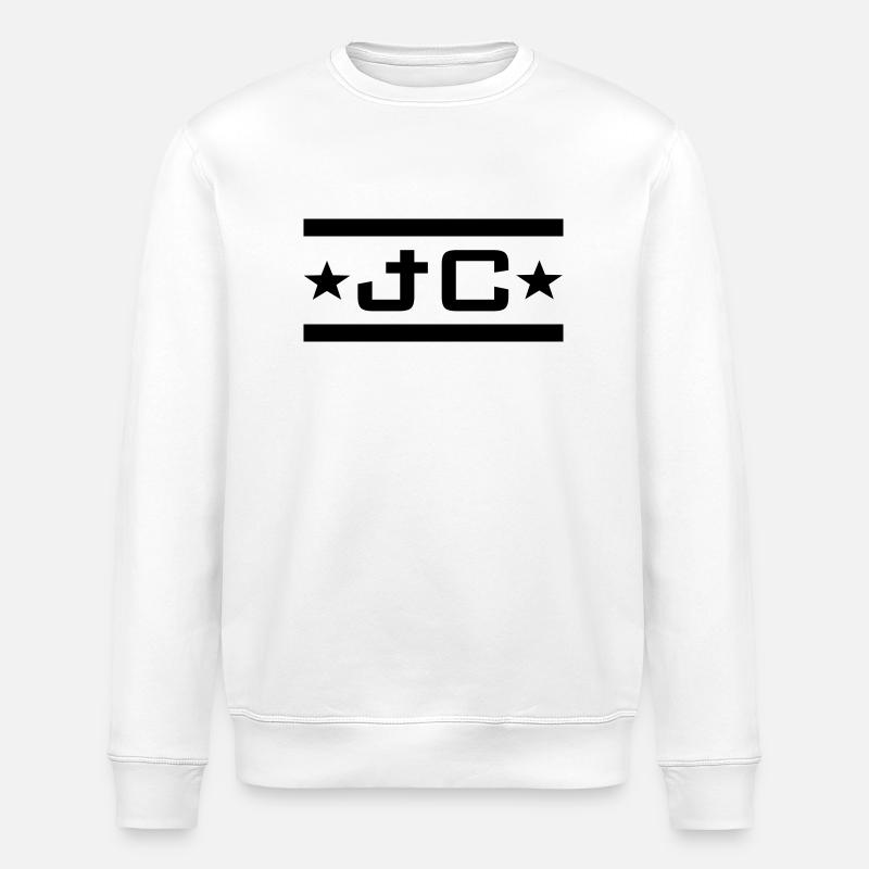 JC Logo - Sweat bio ROLLER Stanley/Stella Unisexe - blanc