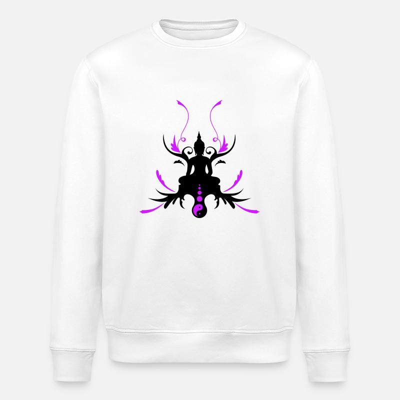 buddha_2f - Sweat bio ROLLER Stanley/Stella Unisexe - blanc