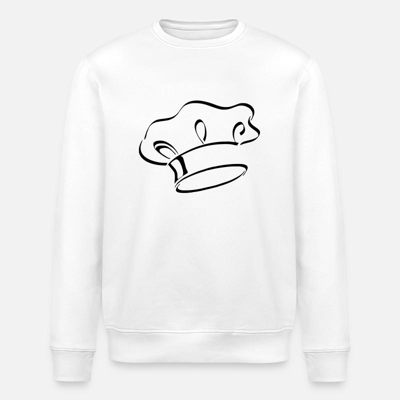 Koch, Mütze - Stanley/Stella Unisex Bio-Sweatshirt ROLLER - Weiß