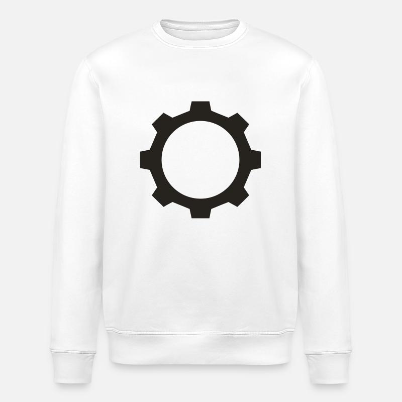 zahnrad - Stanley/Stella Unisex Bio-Sweatshirt ROLLER - Weiß