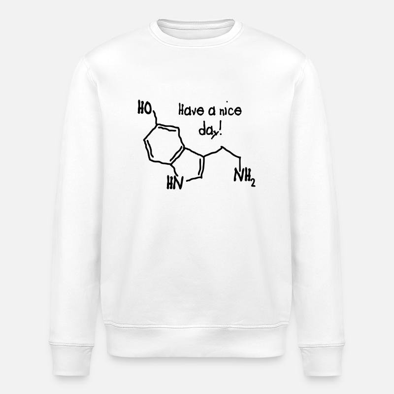 Serotonin - Stanley/Stella Unisex Bio-Sweatshirt ROLLER - Weiß