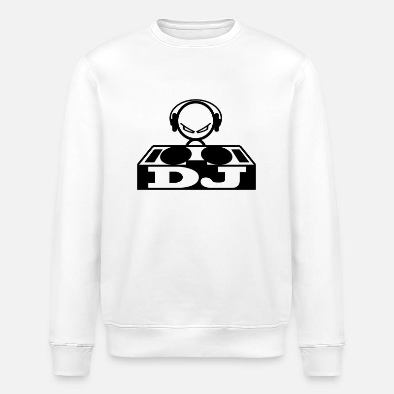 DJ - Stanley/Stella ROLLER Unisex Organic Sweatshirt - white