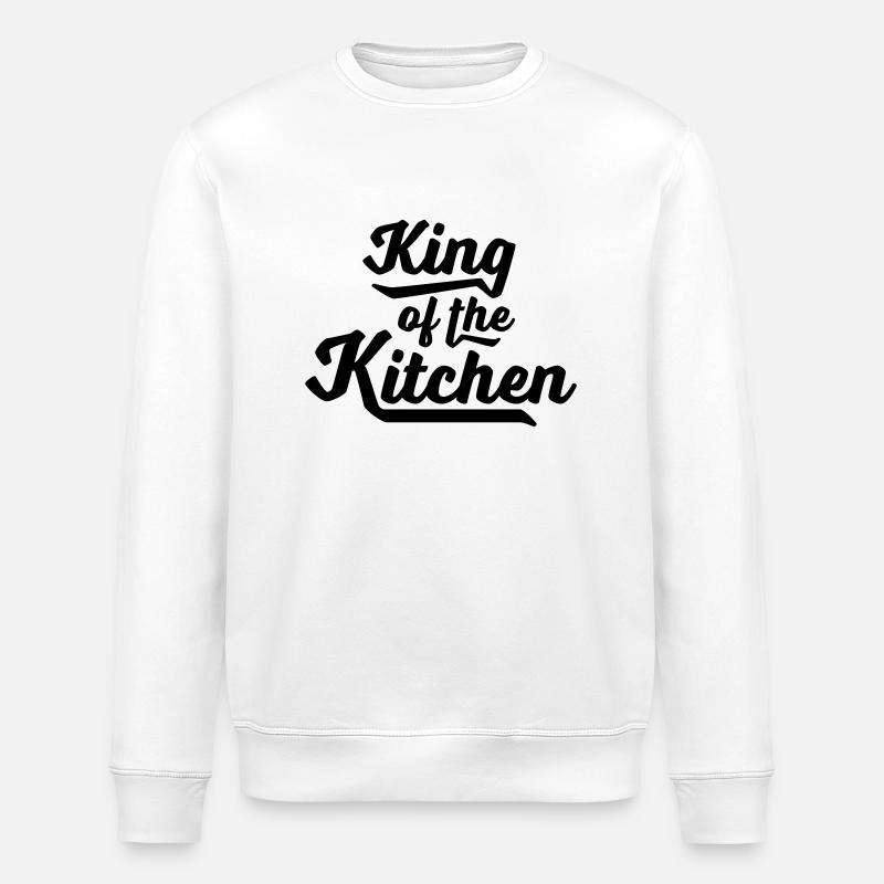 cooking - Stanley/Stella ROLLER Unisex Organic Sweatshirt - white