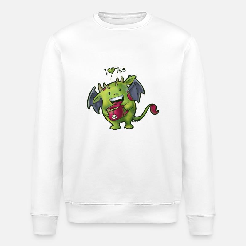 Tee Monster - Stanley/Stella Unisex Bio-Sweatshirt ROLLER - Weiß