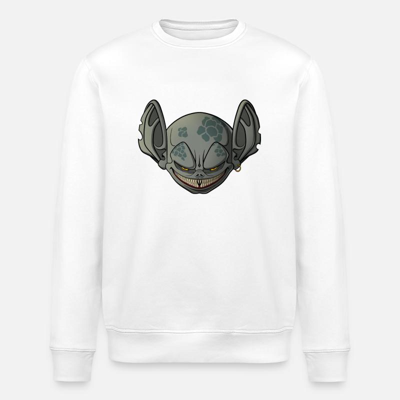 Gremlin - Stanley/Stella Unisex Bio-Sweatshirt ROLLER - Weiß