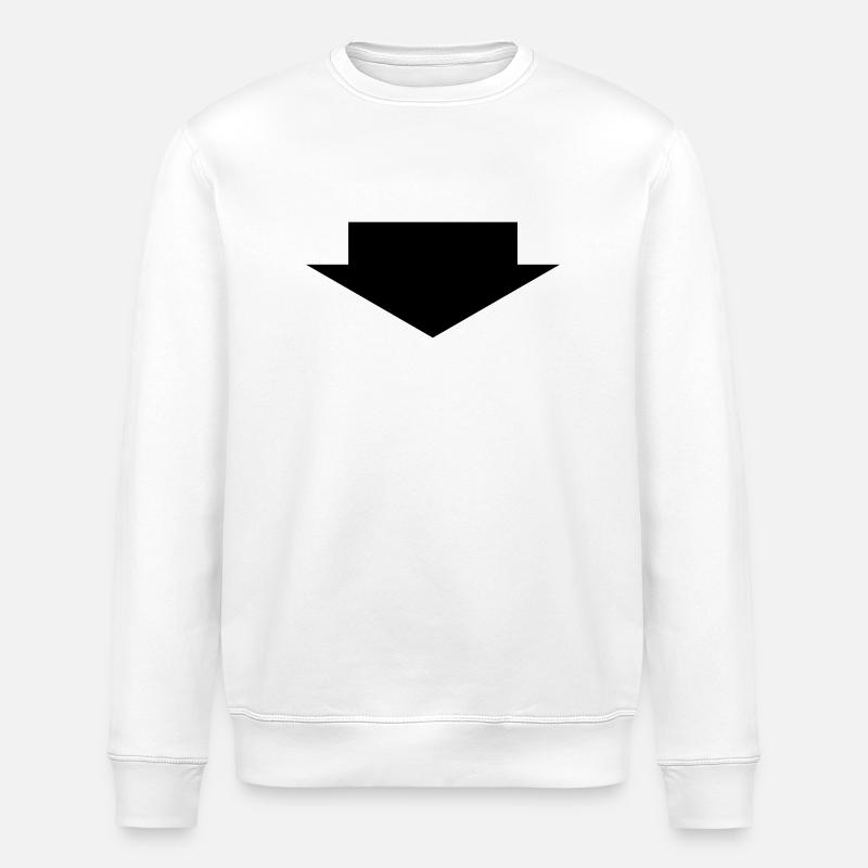 Pfeil - Stanley/Stella Unisex Bio-Sweatshirt ROLLER - Weiß