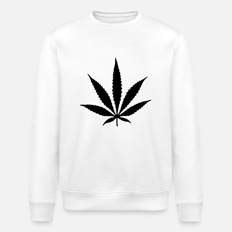 Marihuana - Sweat bio ROLLER Stanley/Stella Unisexe - blanc