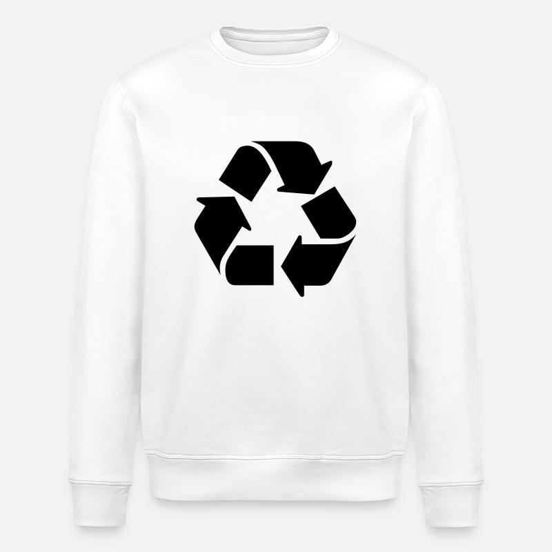 Recycle - Stanley/Stella ROLLER Unisex Organic Sweatshirt - white