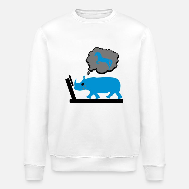 Fitness - Stanley/Stella Unisex Bio-Sweatshirt ROLLER - Weiß