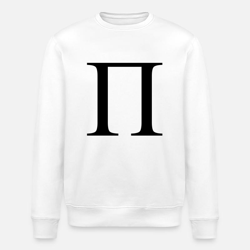 pi greek - Stanley/Stella Unisex Bio-Sweatshirt ROLLER - Weiß