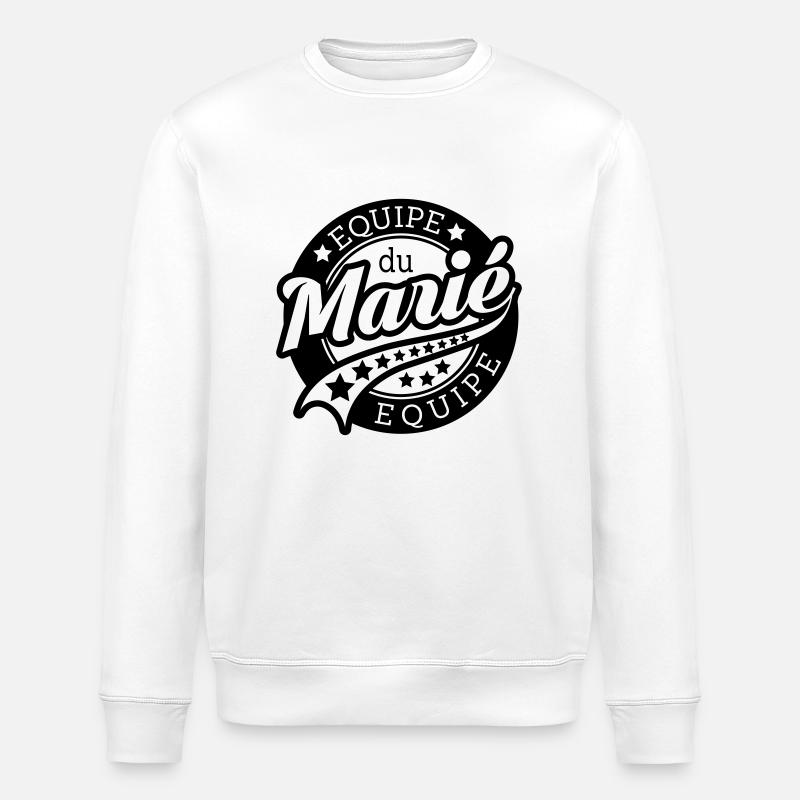 équipe du marié (vers.5) - Sweat bio ROLLER Stanley/Stella Unisexe - blanc