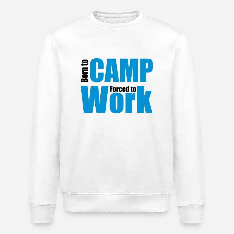 Camping - Sweat bio ROLLER Stanley/Stella Unisexe - blanc