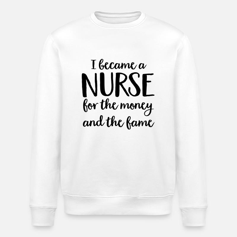 Infirmière - Sweat bio ROLLER Stanley/Stella Unisexe - blanc