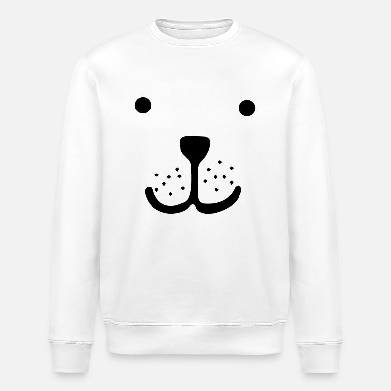 2541614 132990830 Baer - Stanley/Stella Unisex Bio-Sweatshirt ROLLER - Weiß