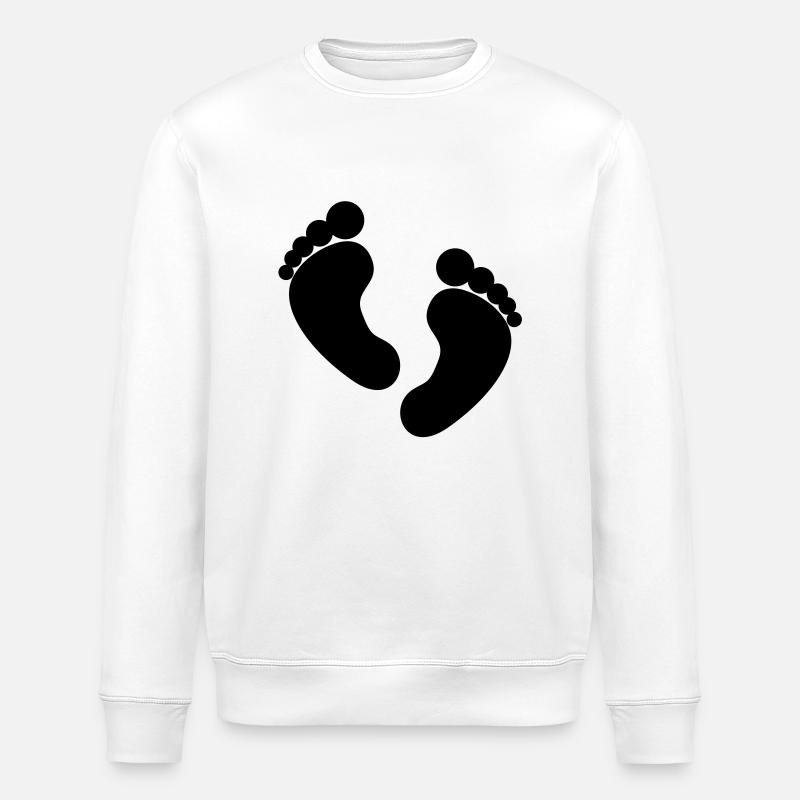 fuss1 - Stanley/Stella ROLLER Unisex Organic Sweatshirt - white