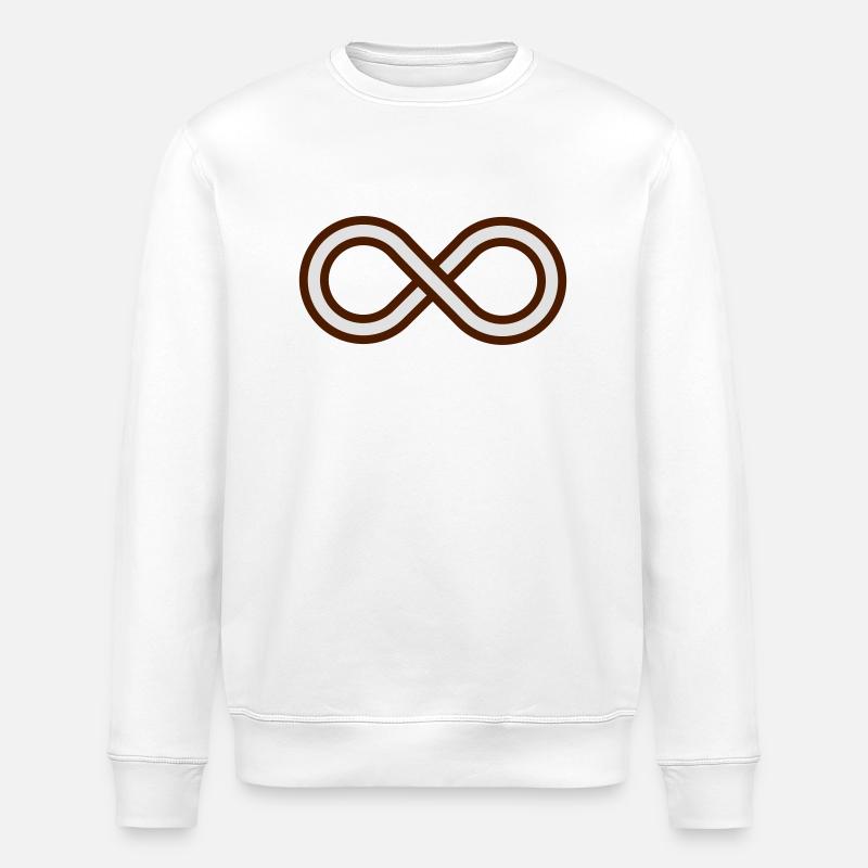 Infinity loop - Sweat bio ROLLER Stanley/Stella Unisexe - blanc