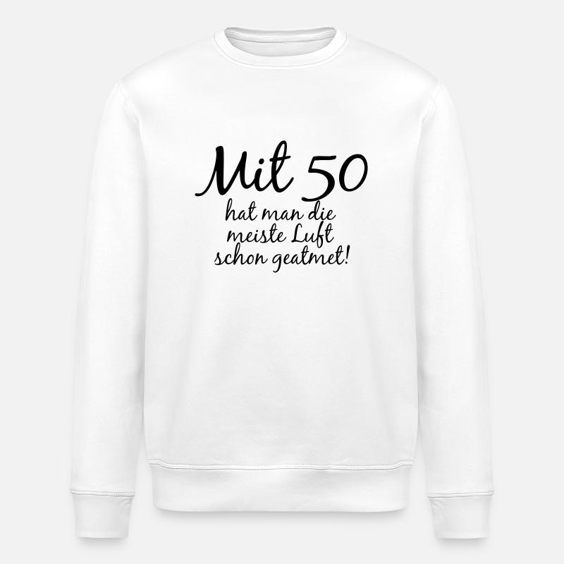 mit_50 - Stanley/Stella ROLLER Unisex Organic Sweatshirt - white