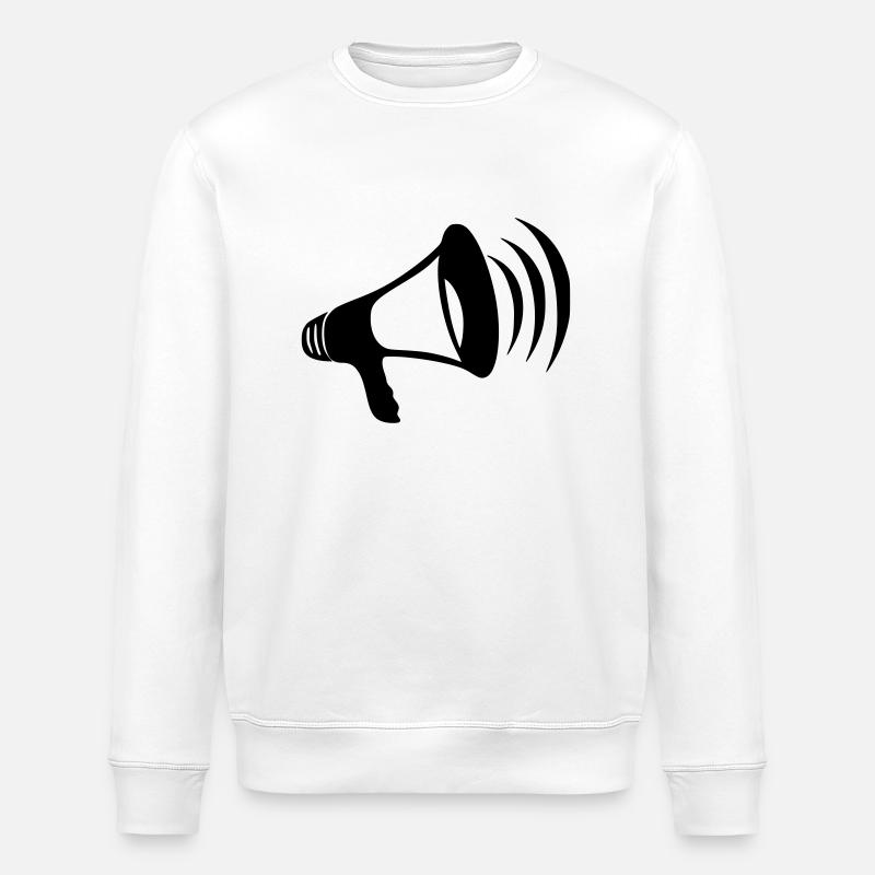 Megaphone - Stanley/Stella Unisex Bio-Sweatshirt ROLLER - Weiß