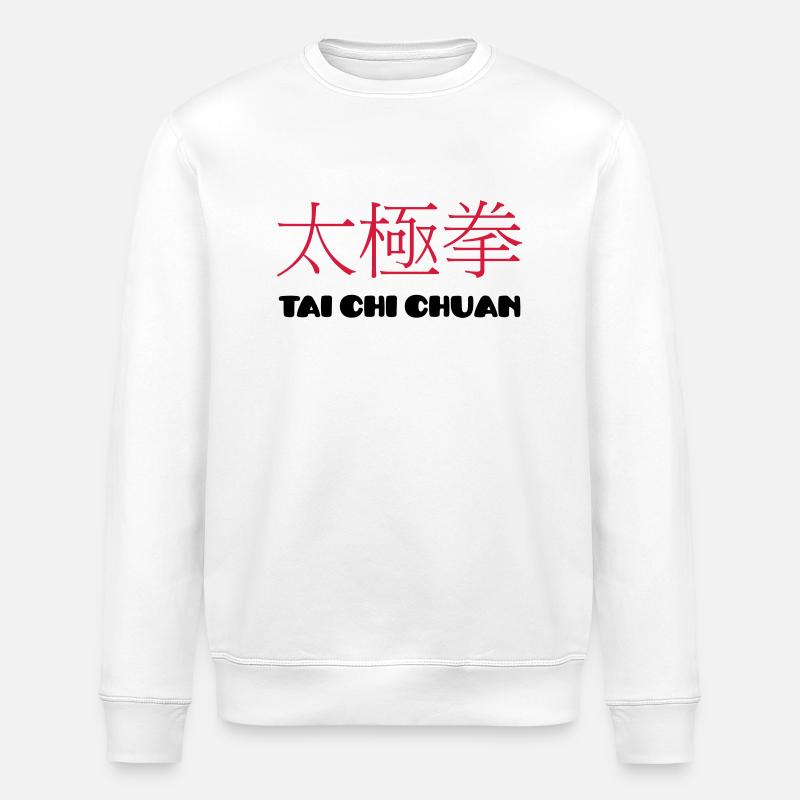 Tai Chi Chuan - Sweat bio ROLLER Stanley/Stella Unisexe - blanc