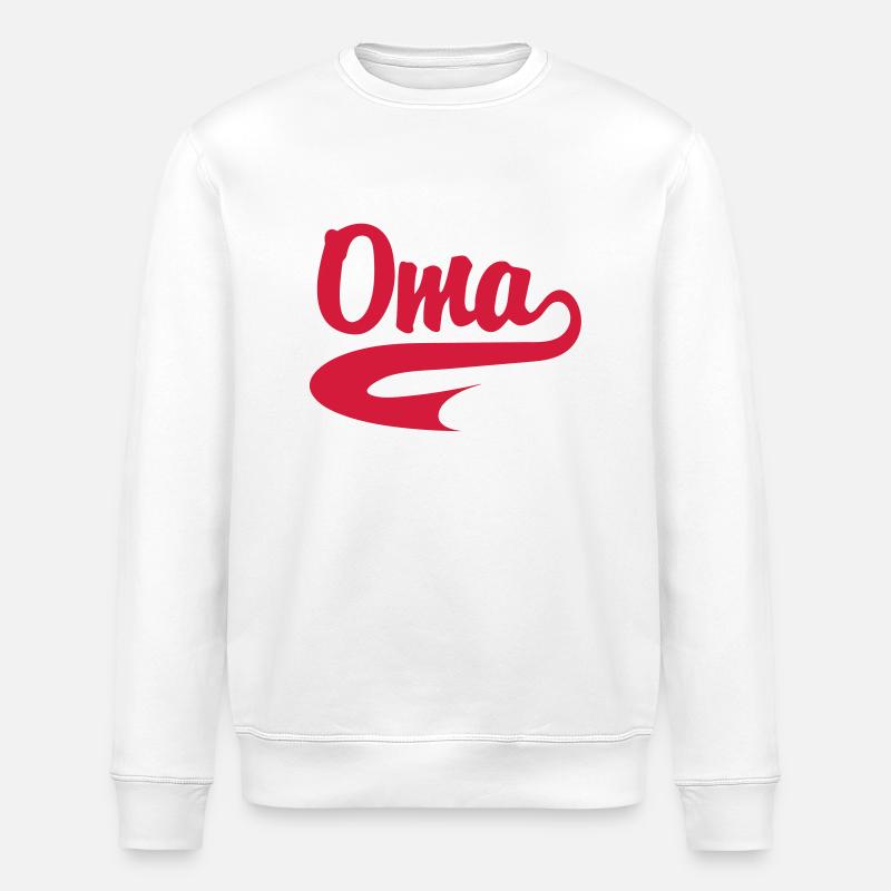 Oma Design - Stanley/Stella Unisex Bio-Sweatshirt ROLLER - Weiß