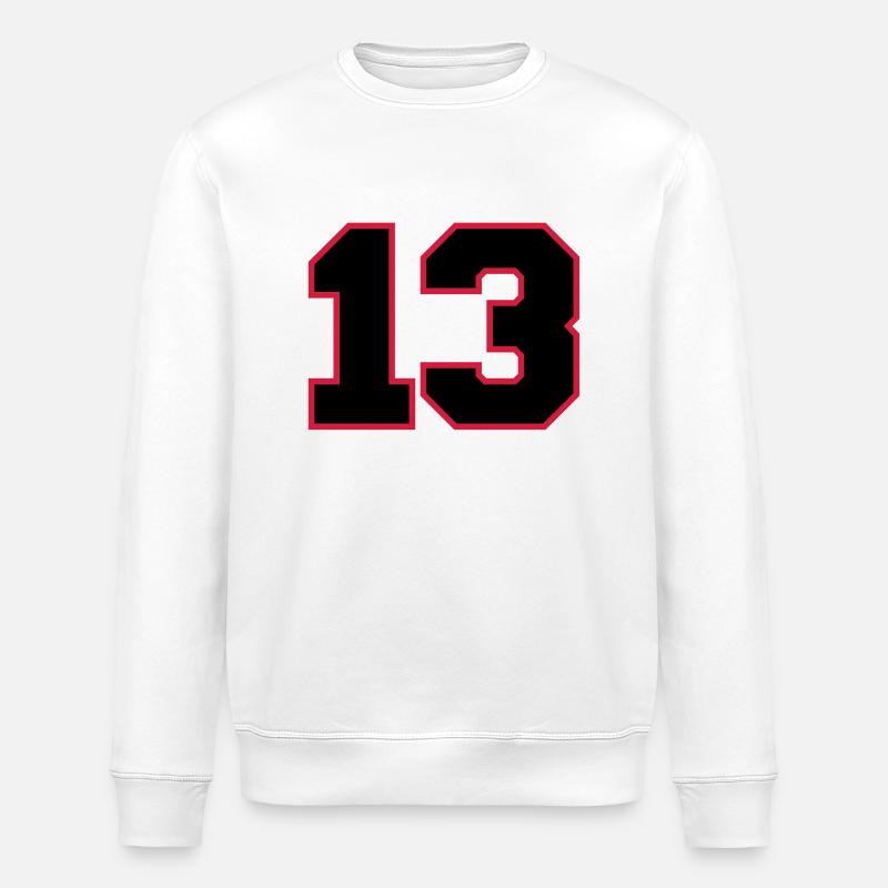 number13 - Sweat bio ROLLER Stanley/Stella Unisexe - blanc