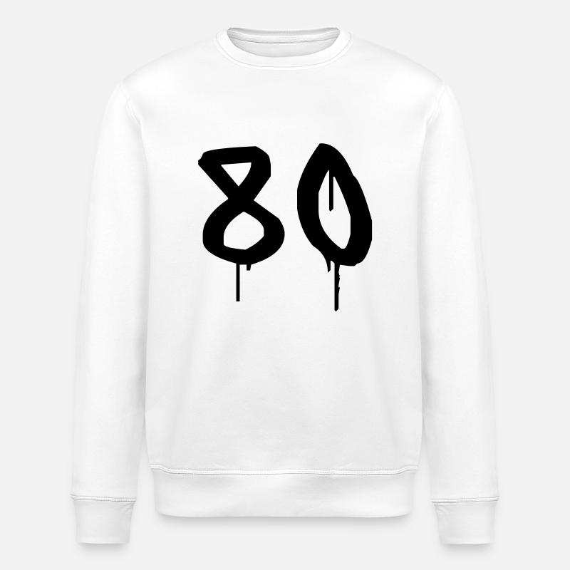 Graffiti : 80 - Sweat bio ROLLER Stanley/Stella Unisexe - blanc