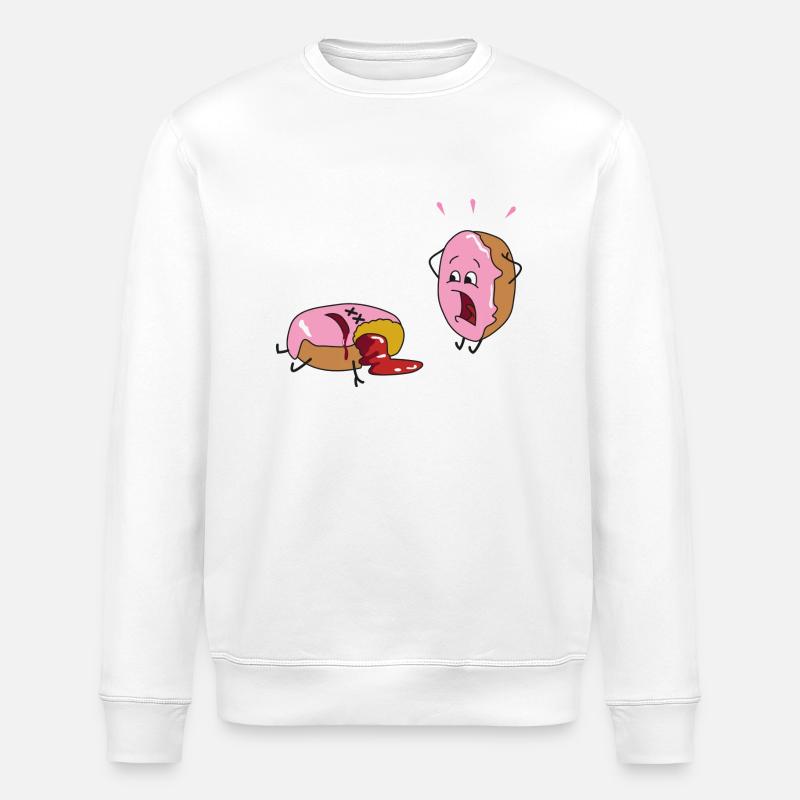 murder - Stanley/Stella ROLLER Unisex Organic Sweatshirt - white