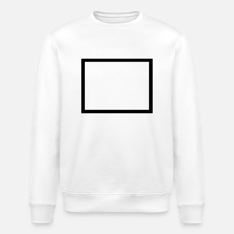 picture frame_2_1 - Stanley/Stella ROLLER Unisex Organic Sweatshirt - white