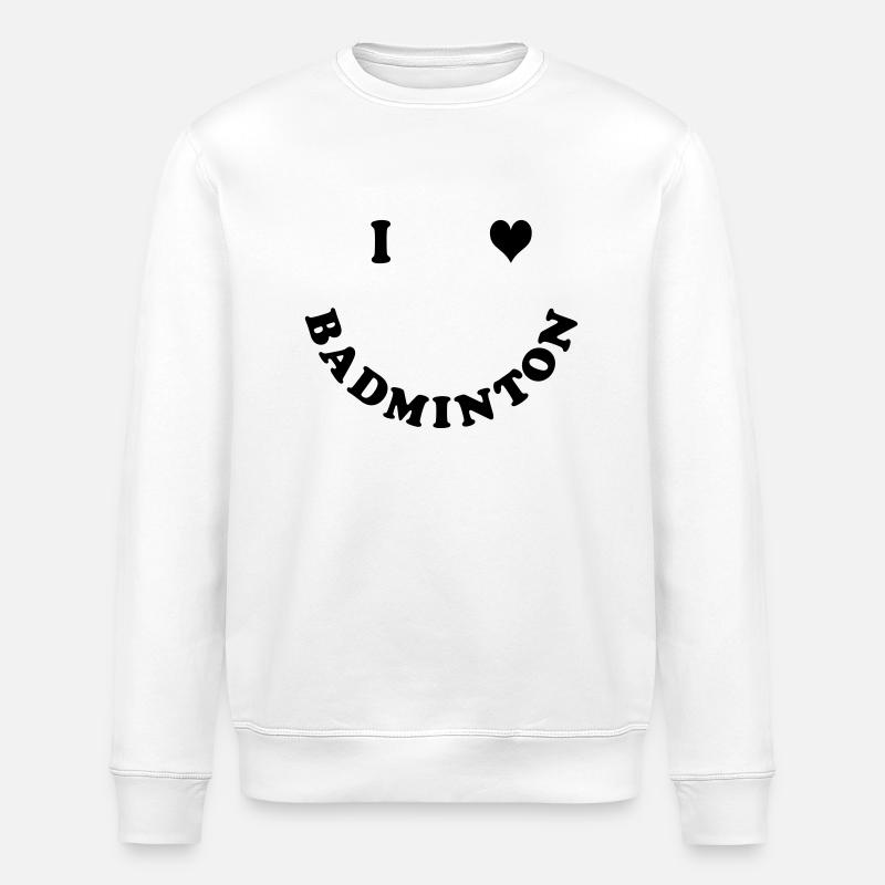 badminton - Stanley/Stella Unisex Bio-Sweatshirt ROLLER - Weiß