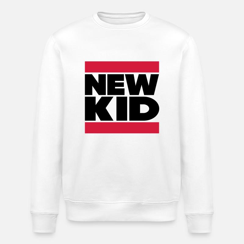 New Kid in Dubstep Regardez - Sweat bio ROLLER Stanley/Stella Unisexe - blanc