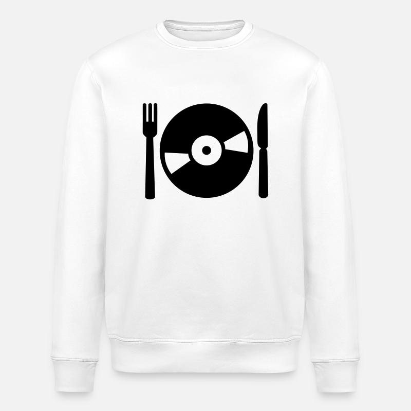 Vinyl - Stanley/Stella ROLLER Unisex Organic Sweatshirt - white