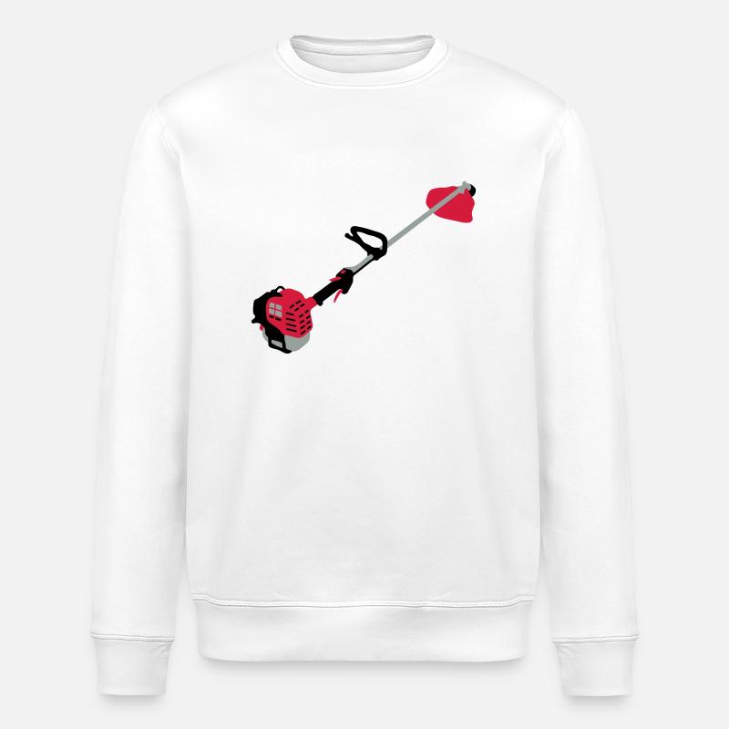 la débroussailleuse_d1 - Sweat bio ROLLER Stanley/Stella Unisexe - blanc