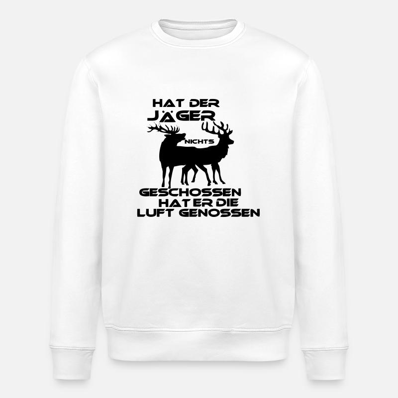 Hat der Jäger.. - Stanley/Stella Unisex Bio-Sweatshirt ROLLER - Weiß