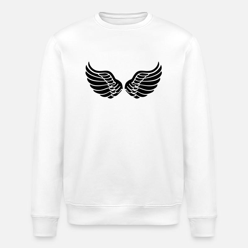 wings_f1 - Stanley/Stella Unisex Bio-Sweatshirt ROLLER - Weiß