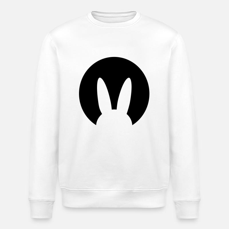 Lièvre - Sweat bio ROLLER Stanley/Stella Unisexe - blanc