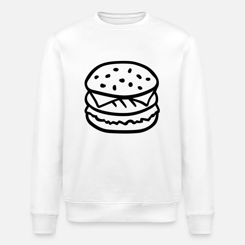 Burger - Stanley/Stella Unisex Bio-Sweatshirt ROLLER - Weiß