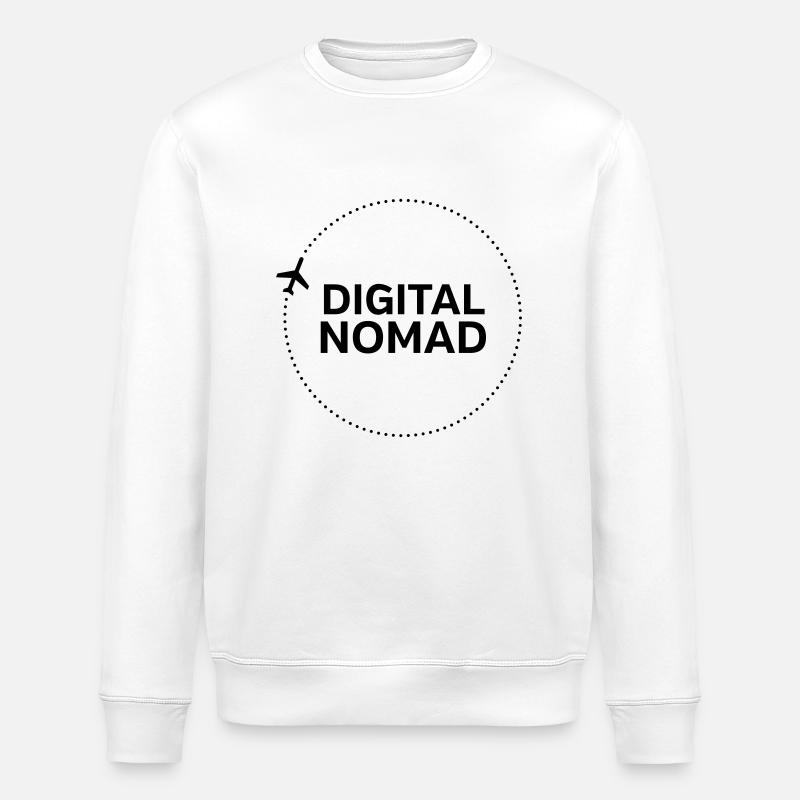Digital Nomad - Sweat bio ROLLER Stanley/Stella Unisexe - blanc