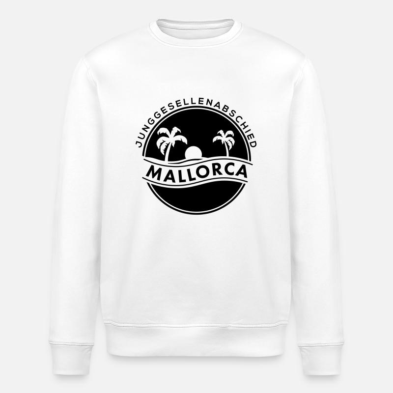 Mallorca - Stanley/Stella Unisex Bio-Sweatshirt ROLLER - Weiß