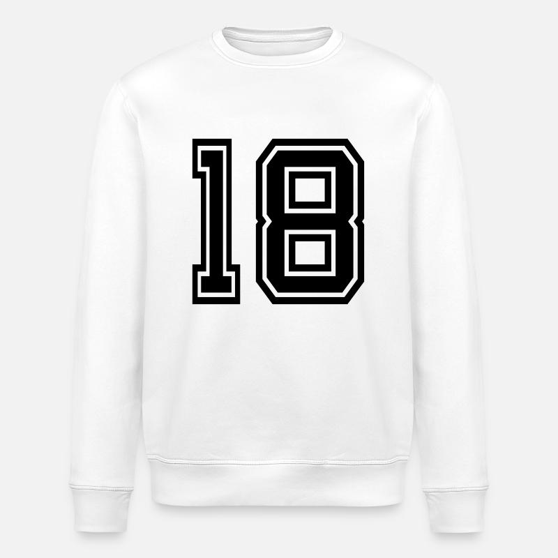 18 - Stanley/Stella ROLLER Unisex Organic Sweatshirt - white