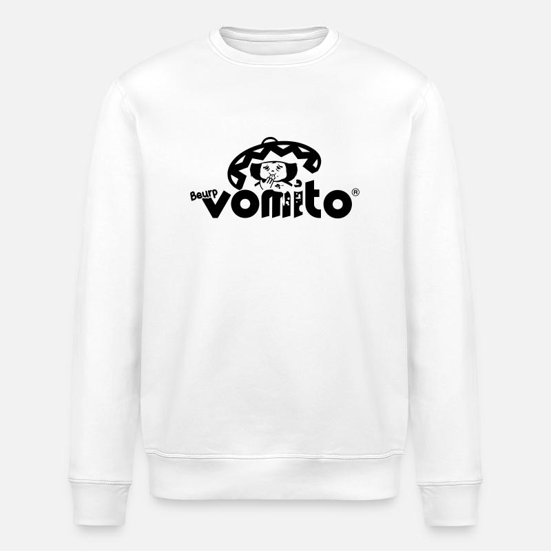 Vomito - Sweat bio ROLLER Stanley/Stella Unisexe - blanc
