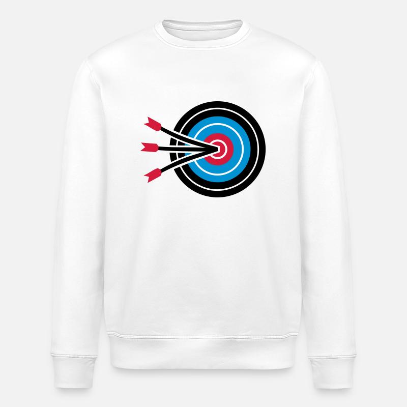 Bogenschießen - Stanley/Stella Unisex Bio-Sweatshirt ROLLER - Weiß