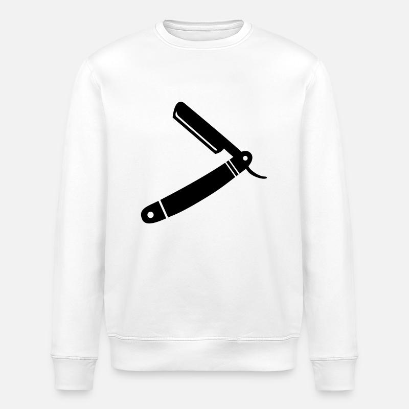 barber - Stanley/Stella Unisex Bio-Sweatshirt ROLLER - Weiß