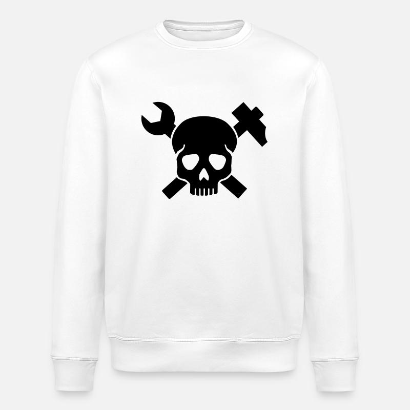 Artisan - Sweat bio ROLLER Stanley/Stella Unisexe - blanc