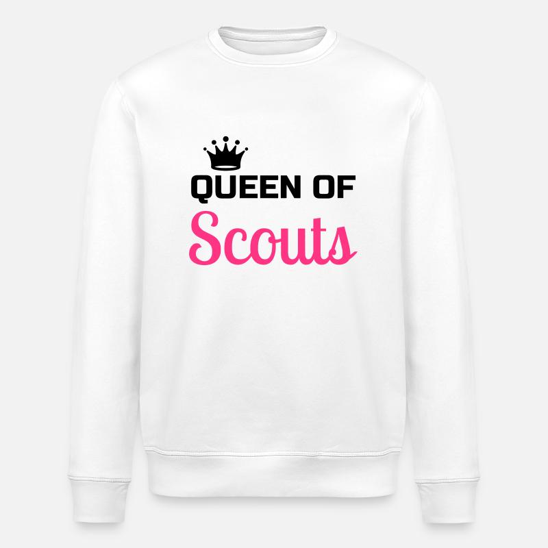 Scout Scouting Pfadfinder Pfadfinderin Scoutisme - Stanley/Stella ROLLER Unisex Organic Sweatshirt - white