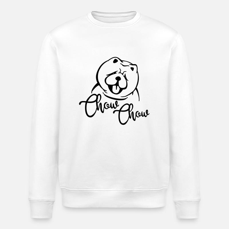 Chow-Chow - Stanley/Stella ROLLER Unisex Organic Sweatshirt - white