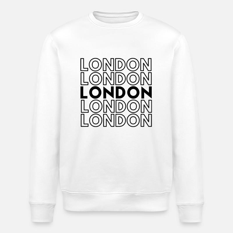 London - Stanley/Stella Unisex Bio-Sweatshirt ROLLER - Weiß